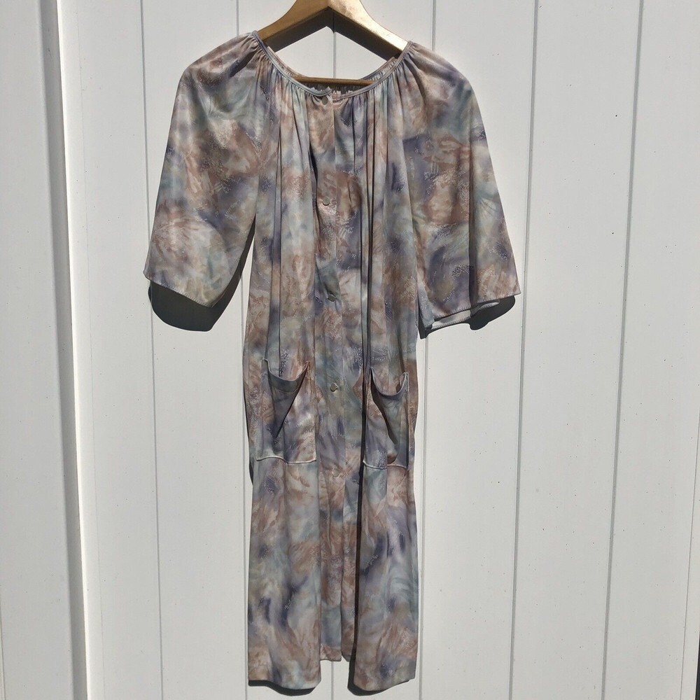 Nancy King Lingerie Nylon Nightgown USA MADE Vintage Large